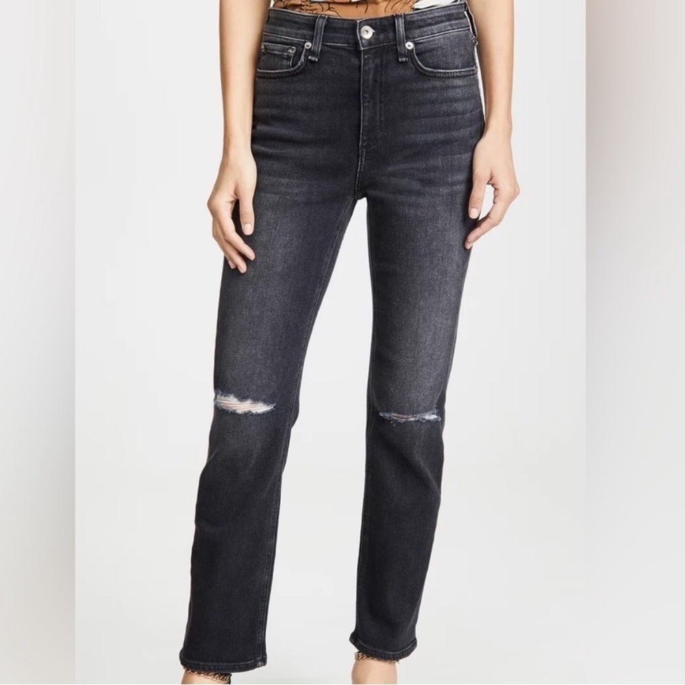 Rag & Bone Women’s Nina High Rise Ankle Cigarette Jeans